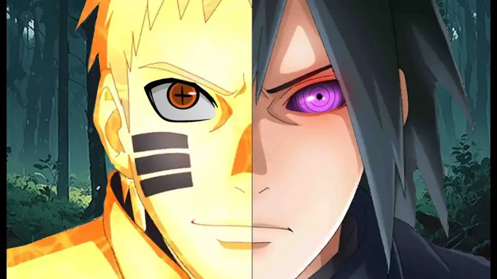 Gambar rekonsiliasi Naruto dan Sasuke