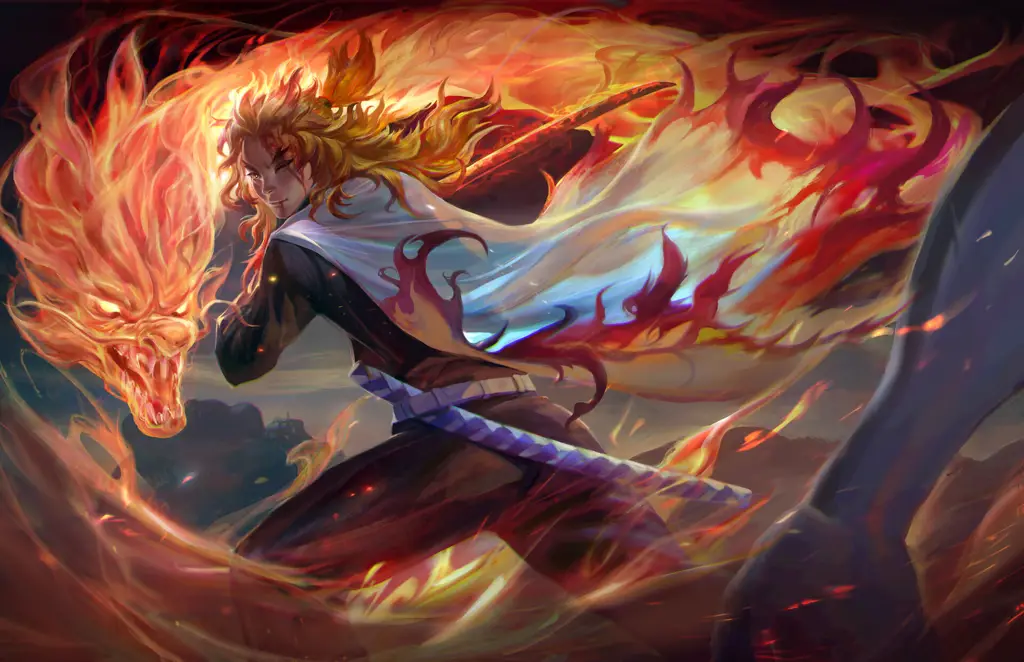 Rengoku Kyojuro, Pilar Api Rengoku Kyojuro dari Demon Slayer