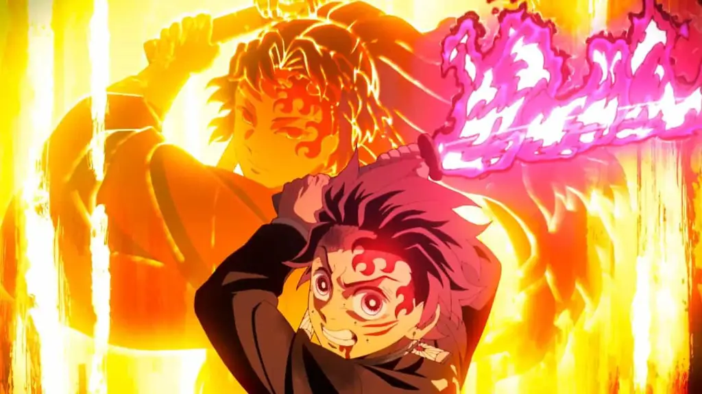 Gambar Rengoku dari Kimetsu no Yaiba season 3