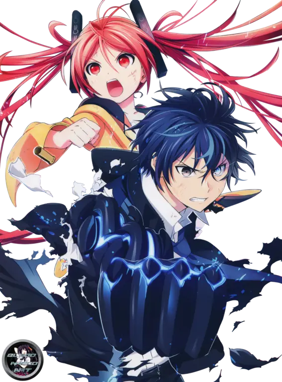 Rentaro dan Enju, karakter utama Black Bullet