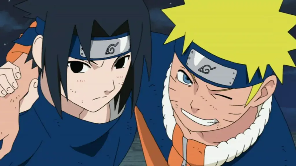 Naruto dan Sasuke bertemu kembali setelah pertempuran panjang