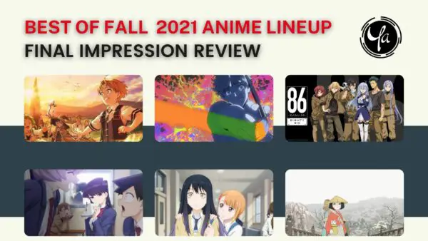 Gambar review anime bulan Oktober 2021