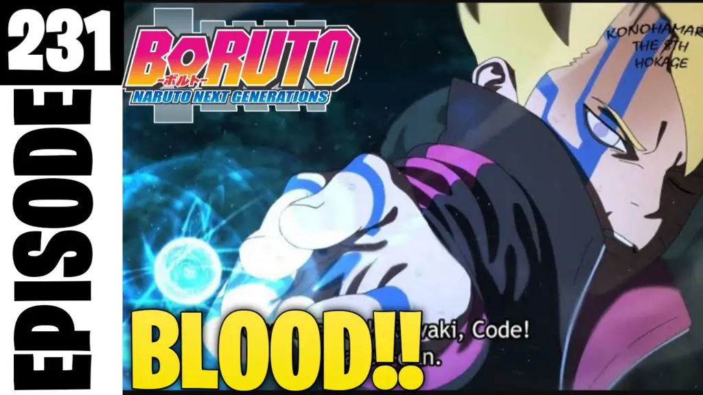 Gambar review Boruto episode 231