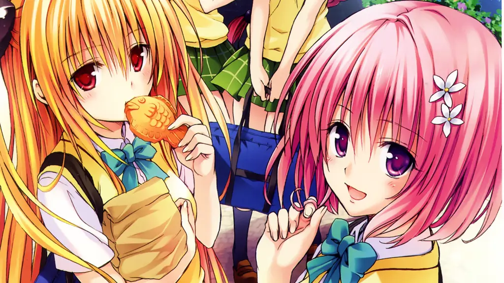 Gambar review anime To Love Ru