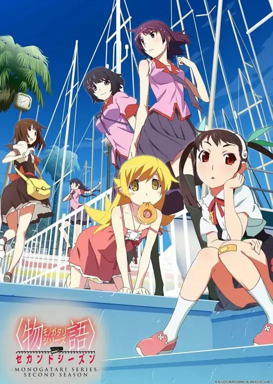 Gambar ulasan dan review serial Monogatari