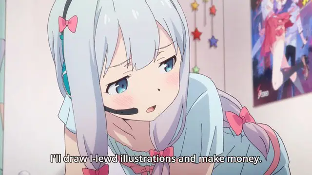 Gambar review dan rating anime Eromanga Sensei