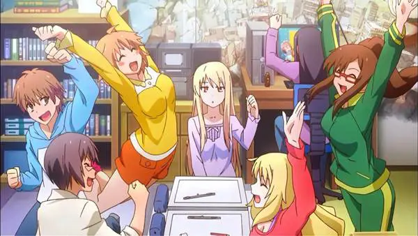 Gambar review anime Sakurasou