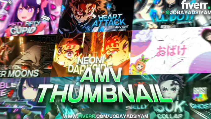 Thumbnail YouTube untuk review anime