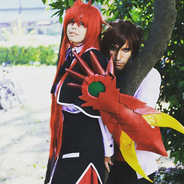 Gambar Rias Gremory dan Issei Hyoudou