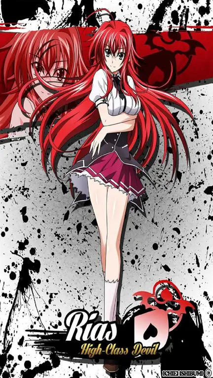 Rias Gremory, salah satu karakter penting dalam High School DxD