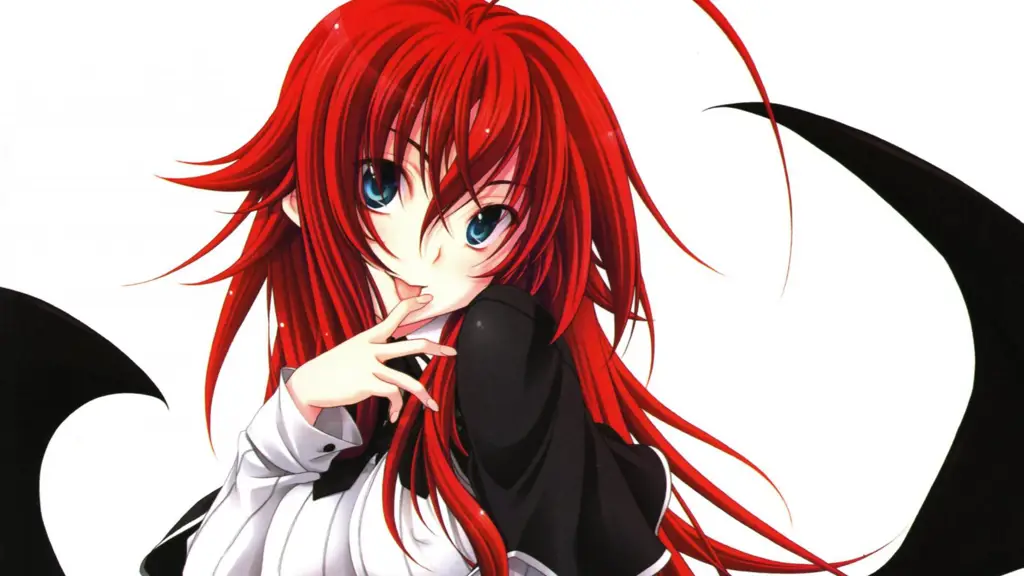 Rias Gremory, salah satu karakter utama dalam anime Highschool DxD.