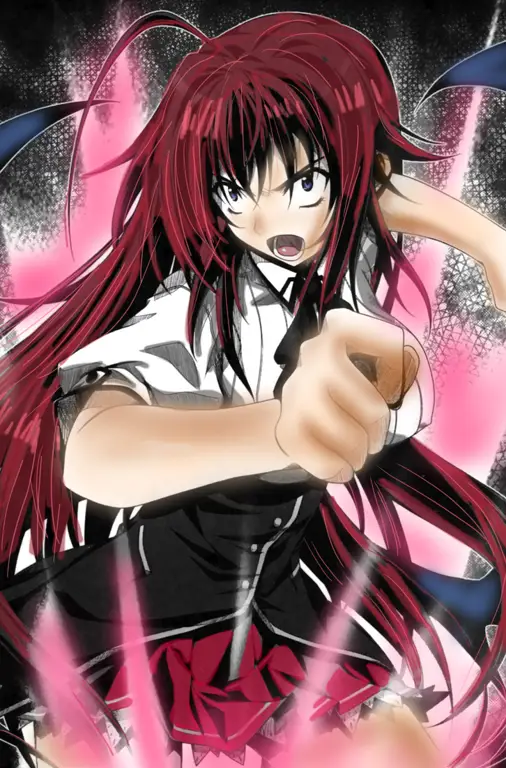 Gambar Rias Gremory dari anime High School DxD