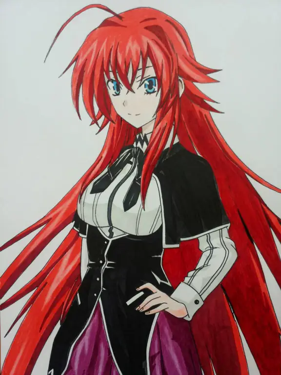 Rias Gremory, salah satu karakter penting dalam High School DxD