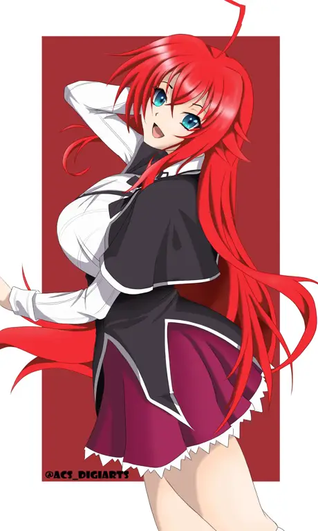 Gambar fanart Rias Gremory