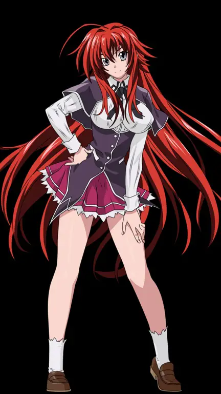 Rias Gremory, karakter populer di High School DxD