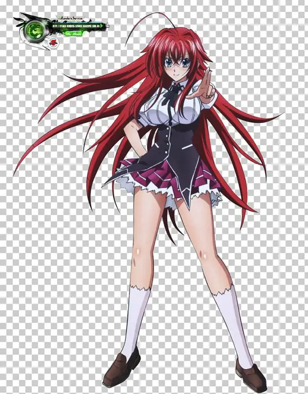 Rias Gremory, salah satu karakter penting dalam High School DxD