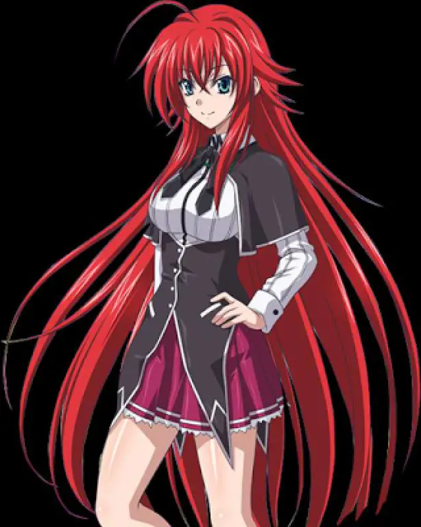 Gambar Rias Gremory dari anime DxD