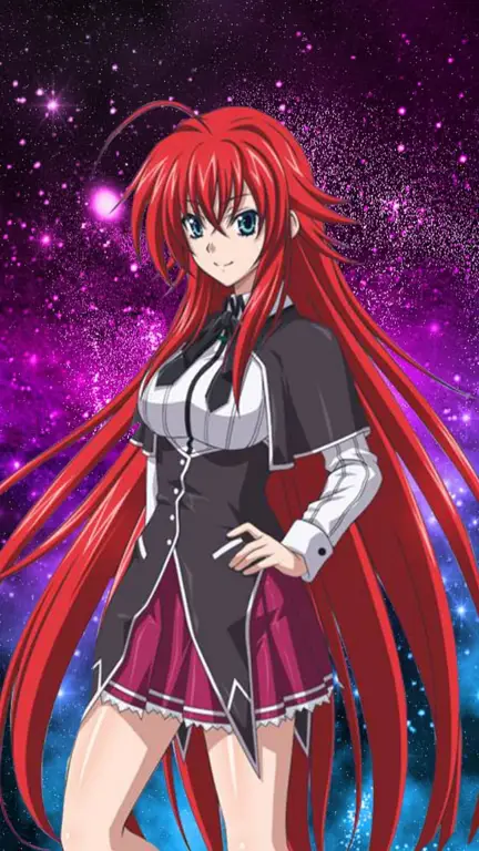 Gambar Rias Gremory dalam High School DxD