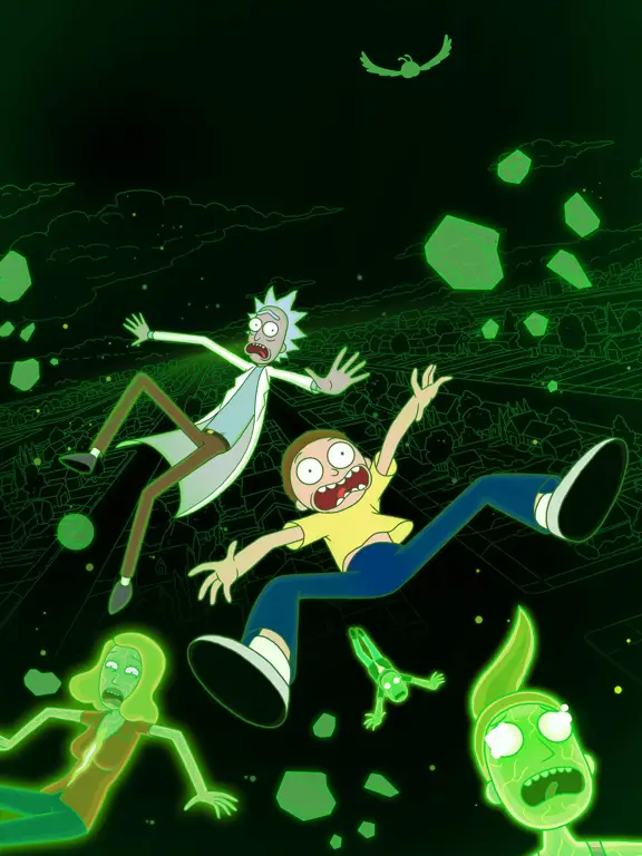 Gambar Rick dan Morty