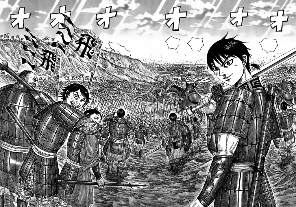 Gambar rilis resmi manga Kingdom