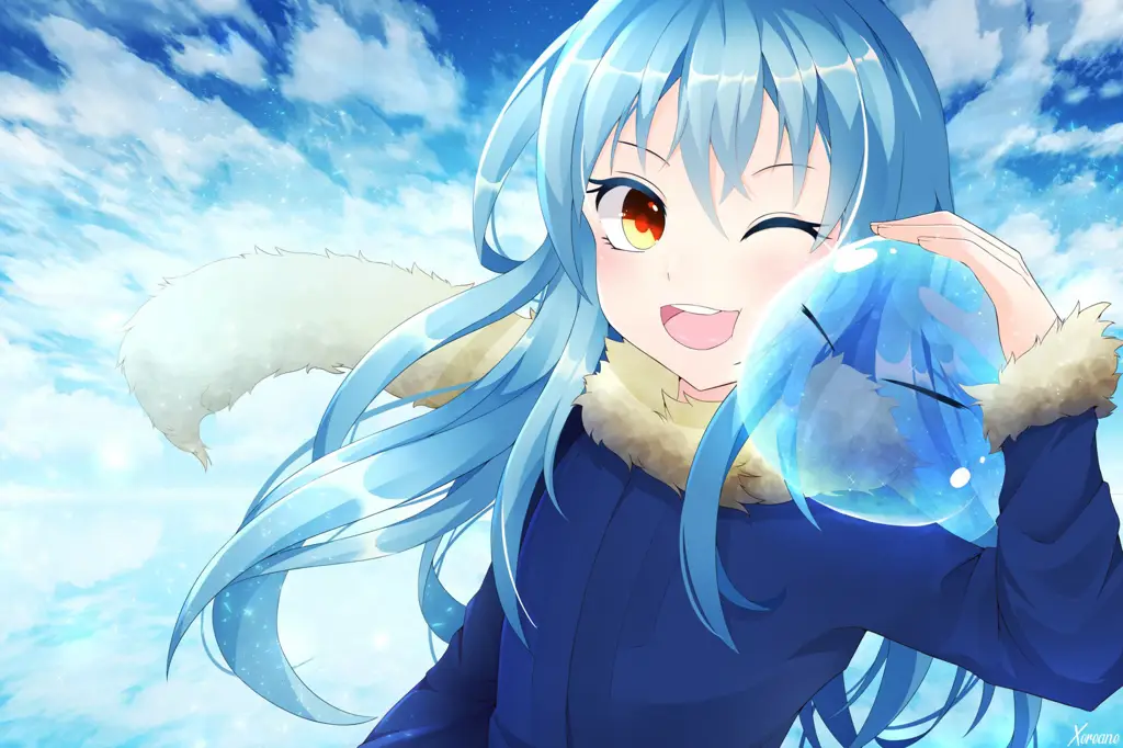 Adegan Rimuru Tempest dari anime Tensei Shitara Slime Datta Ken Season 2