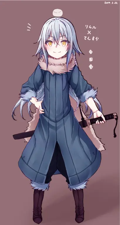 Ilustrasi Rimuru Tempest dari manga Tensei Shitara Slime Datta Ken