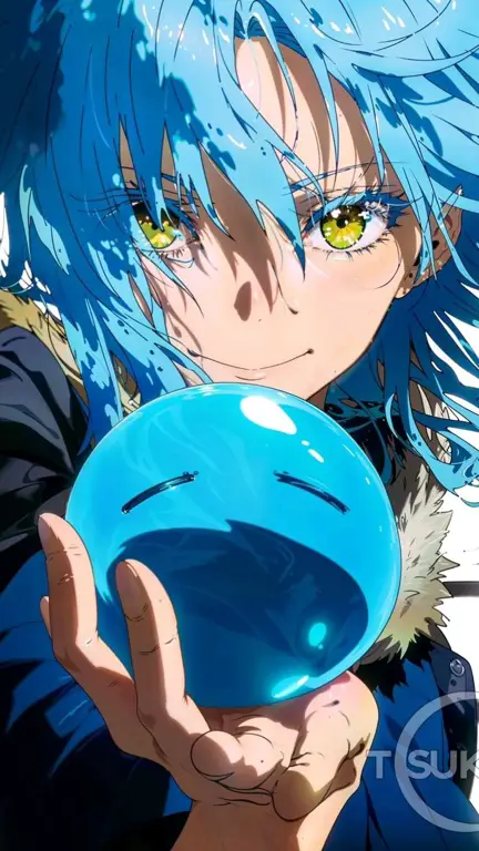 Gambar Rimuru Tempest dari anime Tensei Shitara Slime Datta Ken