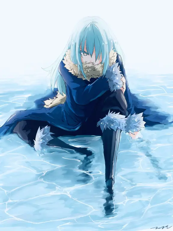 Gambar Rimuru Tempest dari Tensei Slime