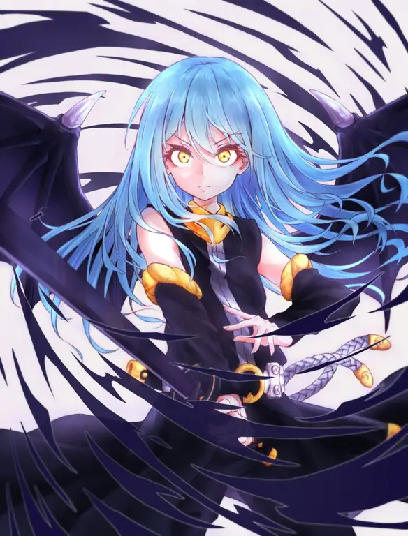 Ilustrasi Rimuru Tempest dari komik Tensei Shitara Slime Datta Ken Season 2