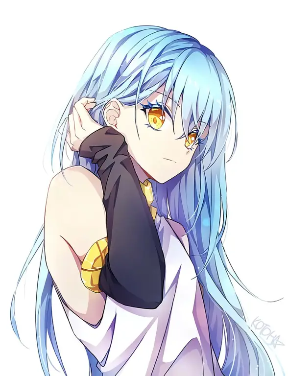 Gambar fanart Rimuru Tempest, protagonis utama Tensura