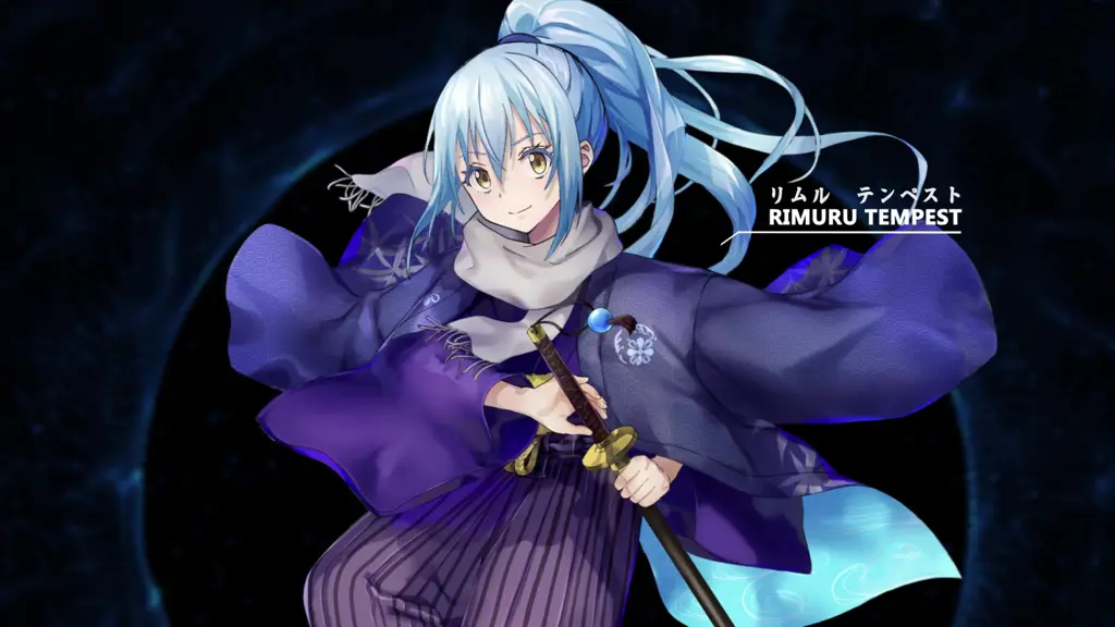 Rimuru Tempest, tokoh utama dalam anime Tensei Slime