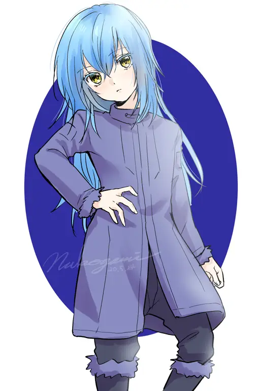 Gambar Rimuru Tempest dari Tensei Shitara Slime Datta Ken