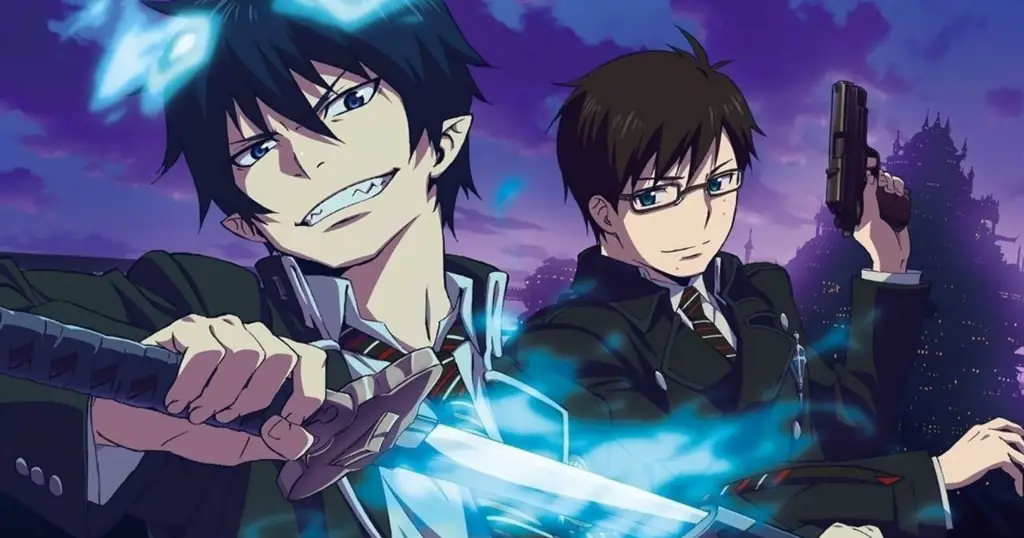 Rin dan Yukio Okumura, saudara kembar dalam Blue Exorcist