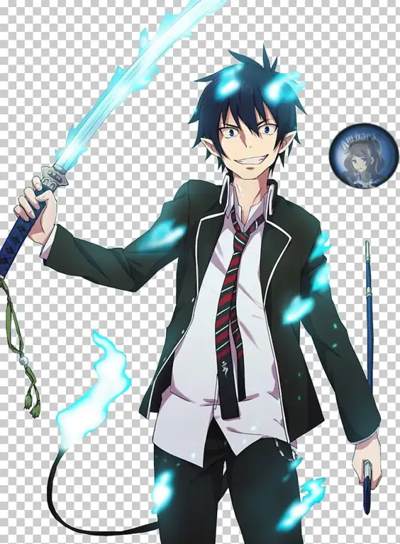 Rin dan Yukio Okumura, karakter utama dalam manga Ao no Exorcist