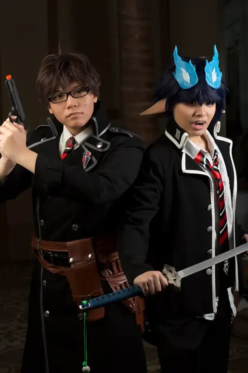 Rin dan Yukio Okumura, saudara kembar yang memiliki nasib berbeda dalam dunia Ao no Exorcist.