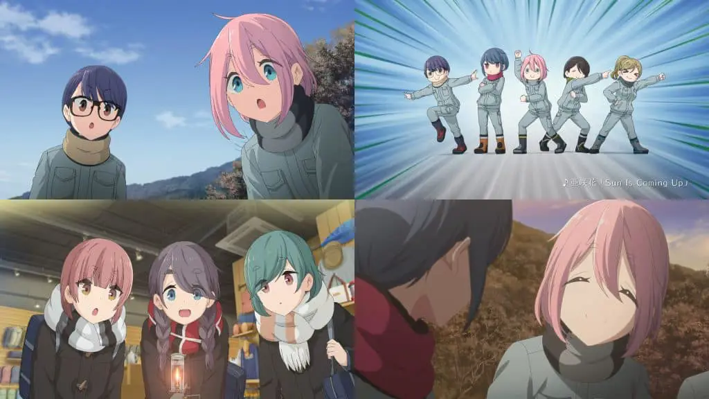 Para karakter di film Yuru Camp