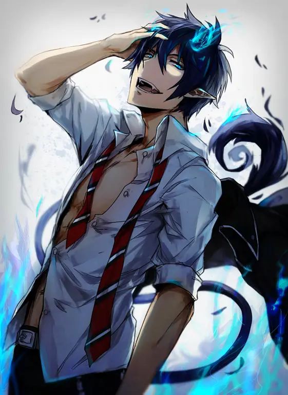 Rin Okumura, protagonis utama Blue Exorcist