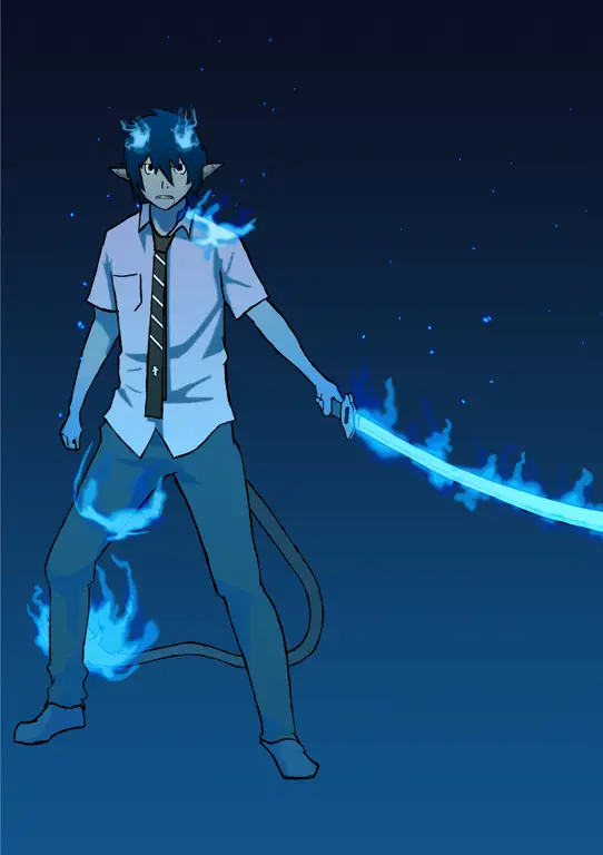 Rin Okumura, karakter utama Ao no Exorcist