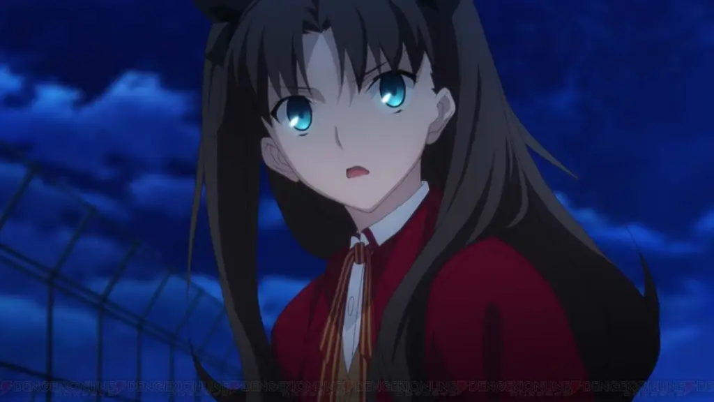 Gambar Rin Tohsaka dalam Fate Stay Night Season 1