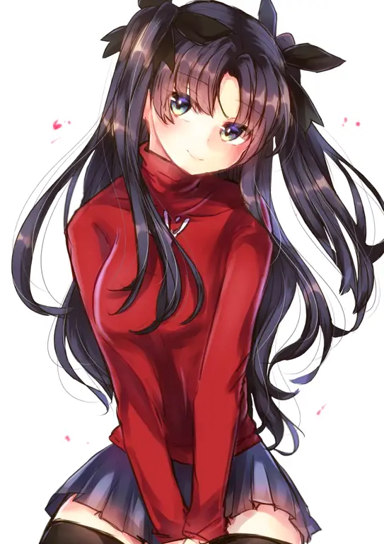 Gambar Rin Tohsaka dari Fate Stay Night