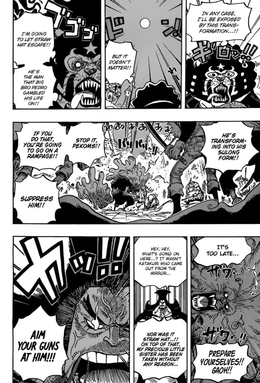 Gambar ringkasan One Piece chapter 897