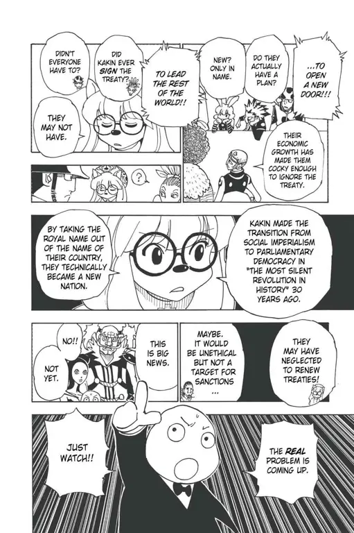 Gambar ringkasan Hunter x Hunter chapter 340