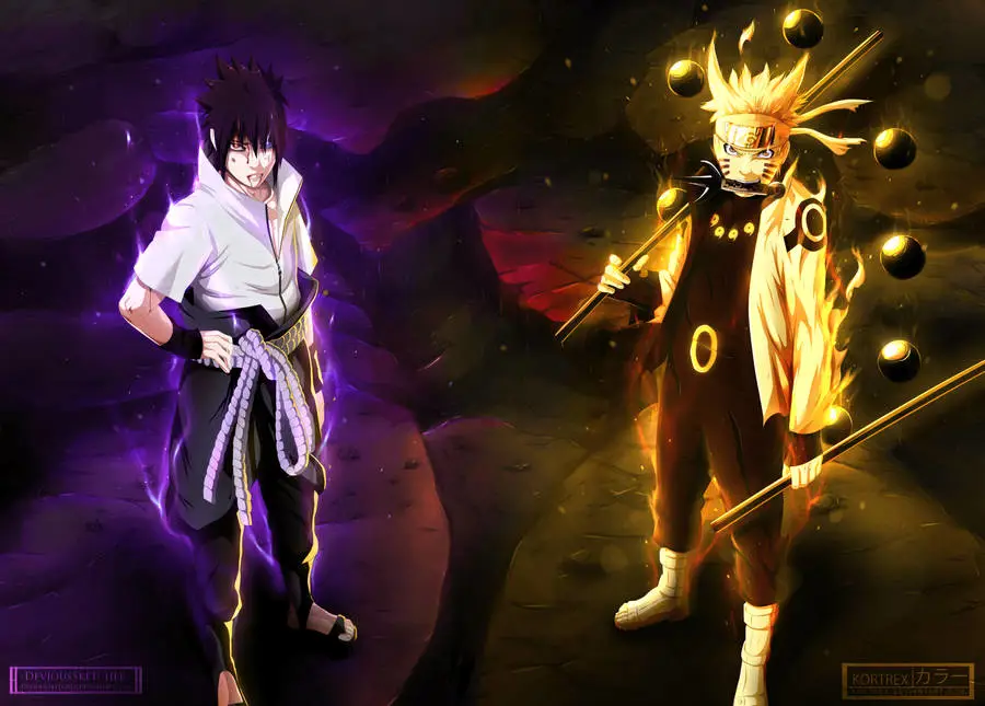 Persaingan Naruto dan Sasuke