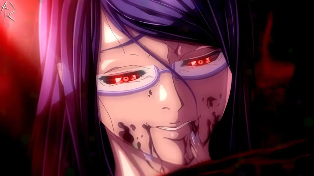 Karakter Rize Kamishiro dalam Tokyo Ghoul