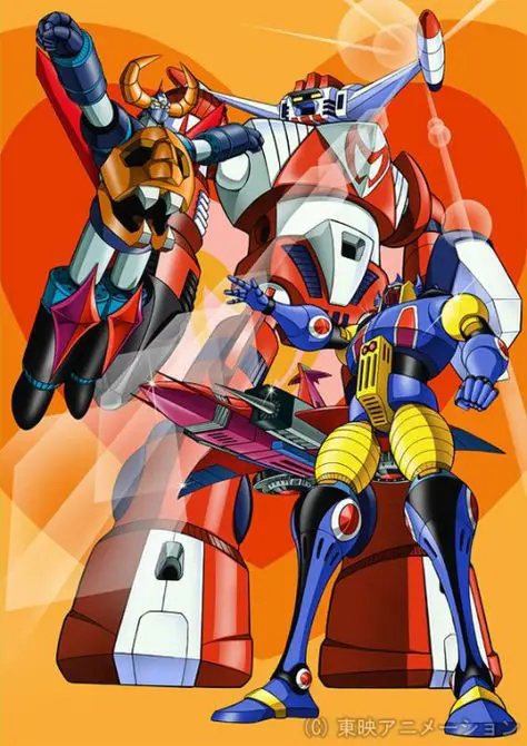 Gambar robot dari anime retro