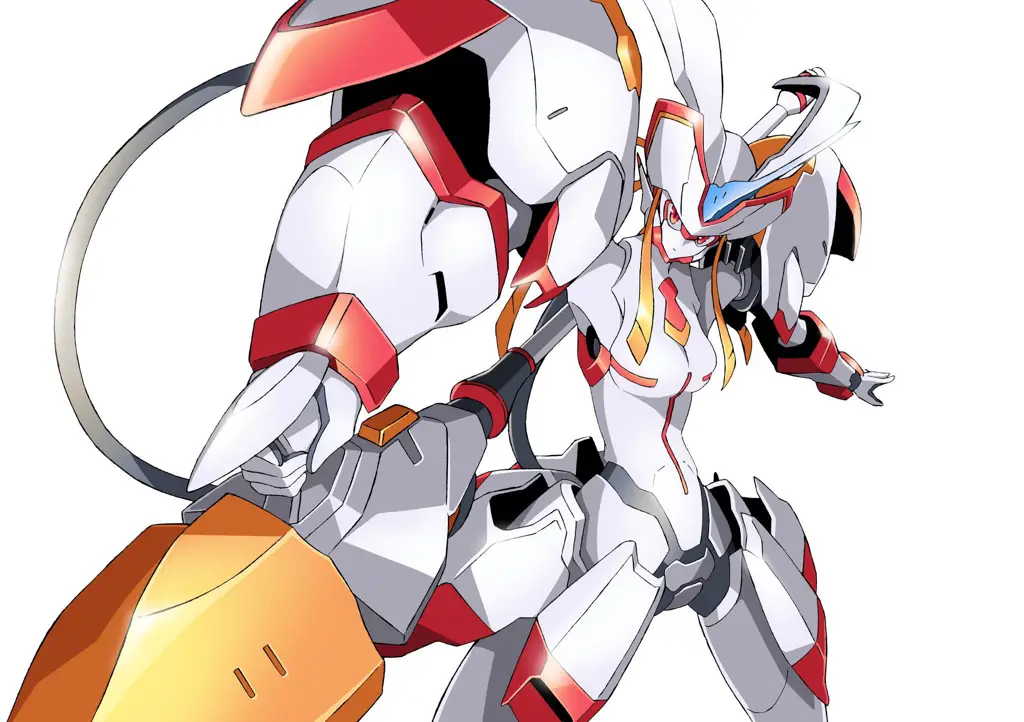 Gambar robot-robot FranXX yang ikonik