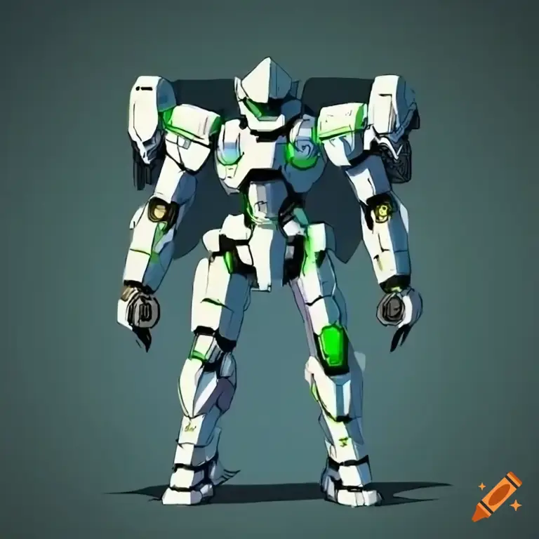 Mecha anime hitam putih