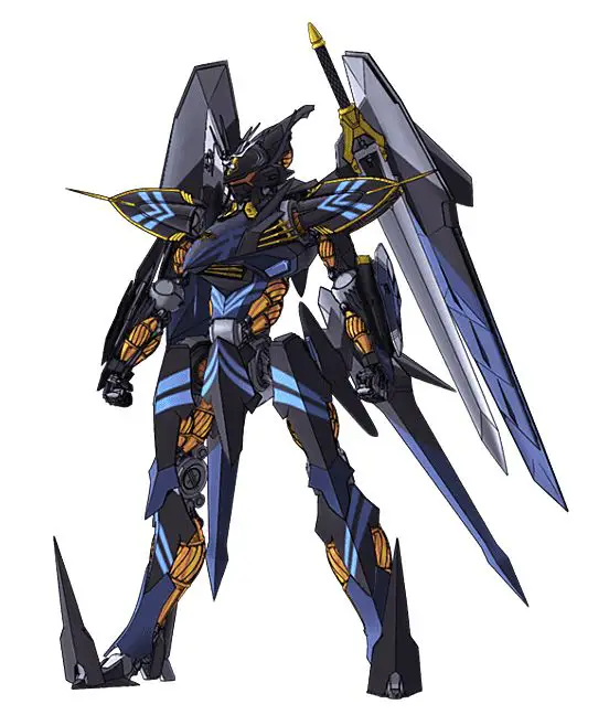 Gambar robot-robot mecha dari anime Cross Ange