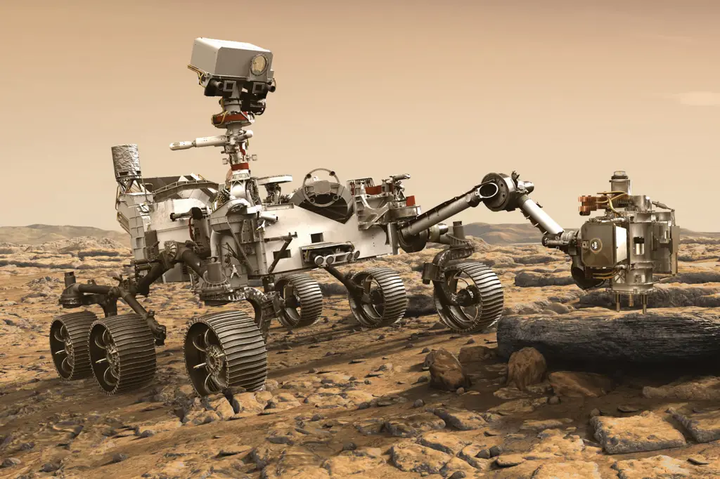 Gambar robot penjelajah Mars