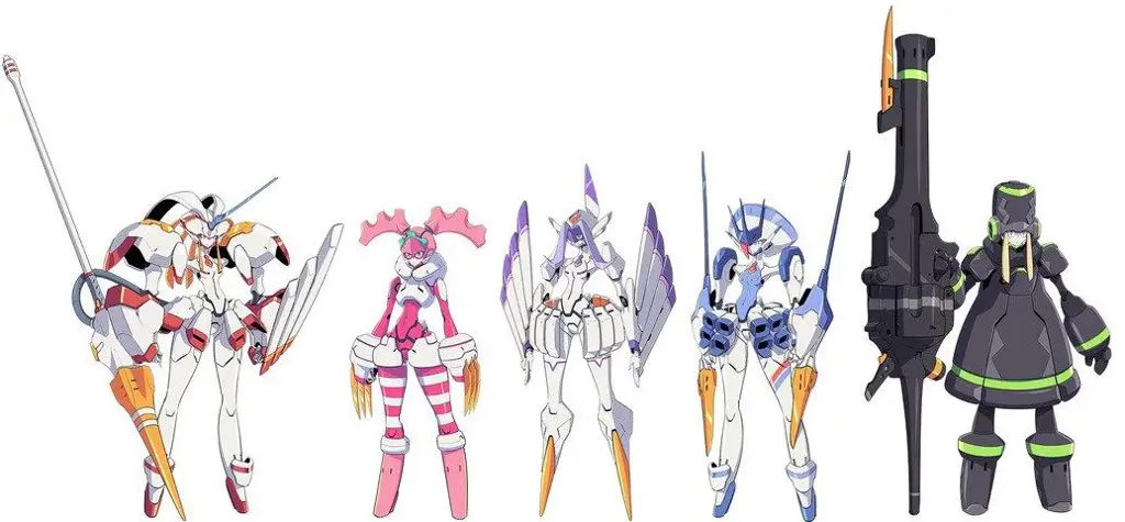 Gambar mecha robot Franxx